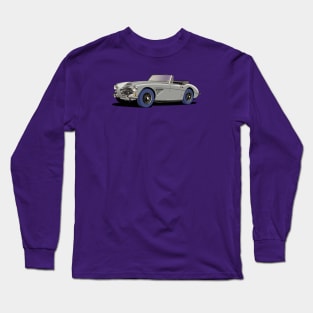 Austin-Healey 3000 in Silver Grey Long Sleeve T-Shirt